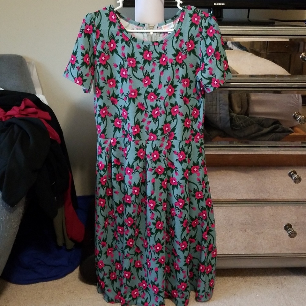 LulaRoe Floral Print Dress